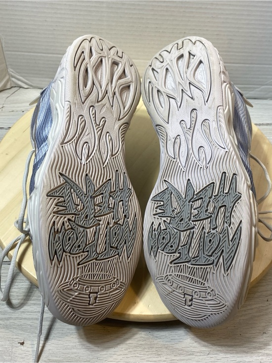 PUMA MB.04 Lamelo Ball Rare Gray White Men’s Size 10.5 Basketball Shoes Sneakers main image 6